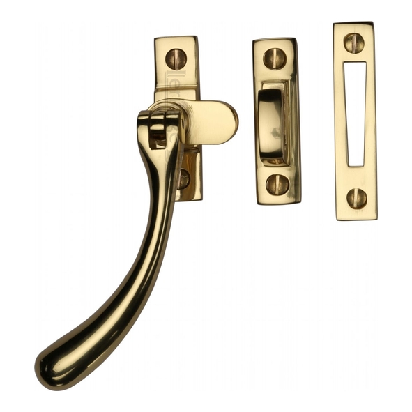 V1008 MP/HP-ULB • Unlacquered Brass • Heritage Brass Bulb End Casement Fastener